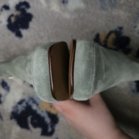 Sezane Brooklyn Boots in Sea Green size 39 - Picture 9 of 12